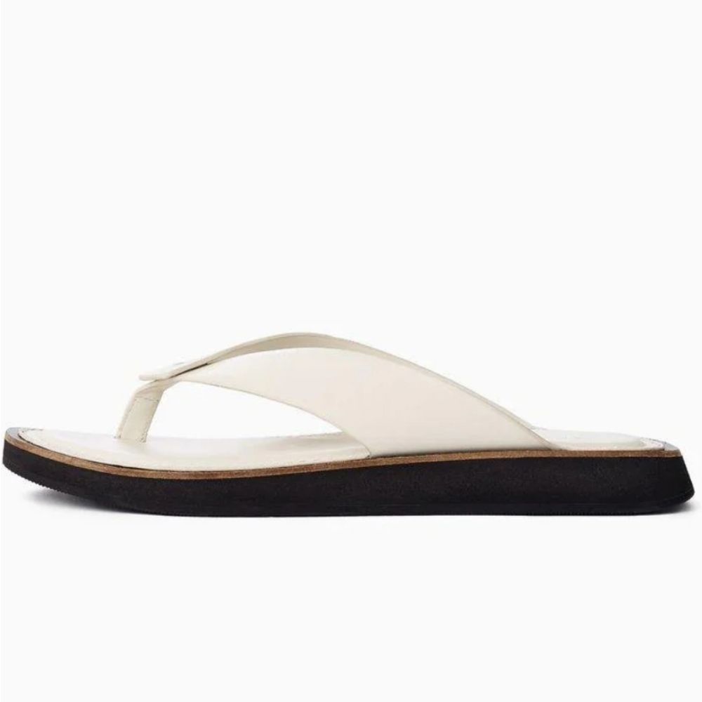Rag & Bone Parker Thong Sandal- Antique White